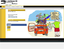 Tablet Screenshot of e-rentacar.hr
